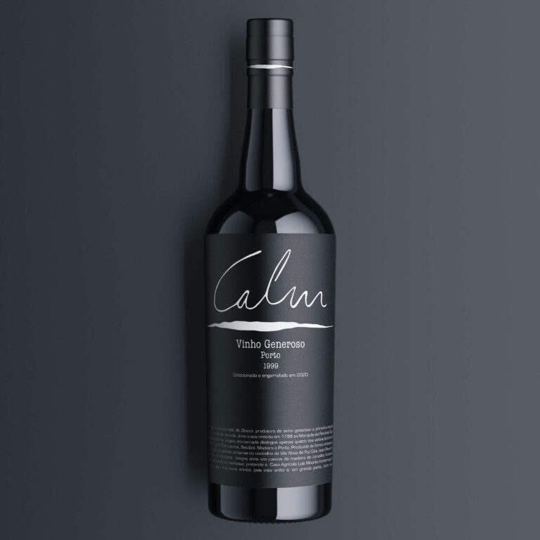 CALM | rótulo para garrafa de vinho do Porto